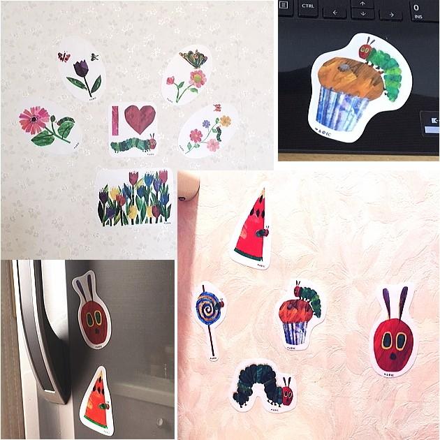 ウォールステッカー 「花」 W297mm×H210mm台紙 はらぺこあおむし ERIC