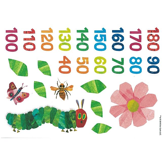 Eric Carle エリックカール はらぺこあおむしステッカー 手作り身長計 花 Stsec010 モジモジタック Yahoo 店 通販 Yahoo ショッピング