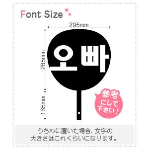 ハングルミニ文字 ハングル切り文字セット 【お兄さん(女性→男性) haset018】1文字の