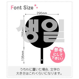 ハングル切り文字セット 【誕生日 haset024】1文字のサイズ：3L