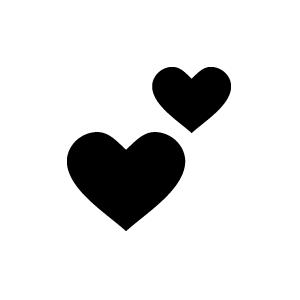 切り文字 ハート3 サイズ Ss 40 40mm 素材 ホログラムシート 蛍光シート Heart3 Hs Ss もじパラ ヤフーショップ 通販 Yahoo ショッピング