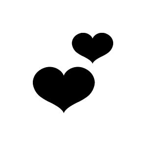 切り文字 ハート4 サイズ Ll 0 0mm 素材 ホログラムシート 蛍光シート Heart4 Hs Ll もじパラ ヤフーショップ 通販 Yahoo ショッピング