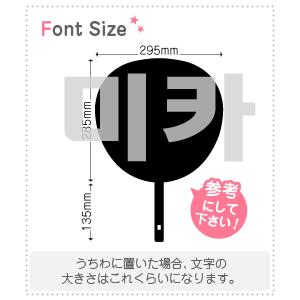 ハングルうちわ文字 ボード文字 mi★プロフ必読さま確認用ページ ハングル切り文字セット 【トモミ(Tomomi)】1文字のサイズ：3L(うちわ