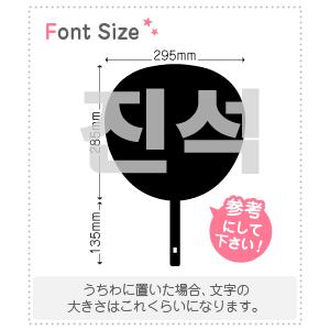 ハングル切り文字セット 【ジンソク(Jinseok)】1文字のサイズ：LL(200