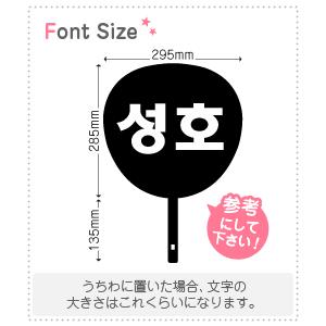 ハングル文字パーツ オーダーページ ハングル切り文字セット 【ソンホ(SungHo)】1文字のサイズ：M