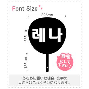 ハングル切り文字セット 【レナ(Rena)】1文字のサイズ：M(120×120mm