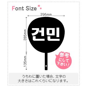 ハングル切り文字セット 【ゴンミン(GunMin)】1文字のサイズ：M(120