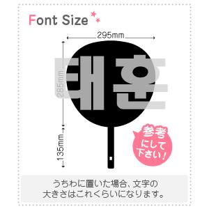 ハングル切り文字セット　【テフン(TaeHoon)】1文字のサイズ：LL(200×200mm)素材：ホログラムシート・蛍光シート｜mojipara