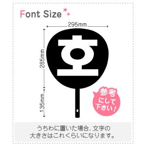ハングル切り文字セット 【ホ(Ho)】1文字のサイズ：3L(うちわ最大