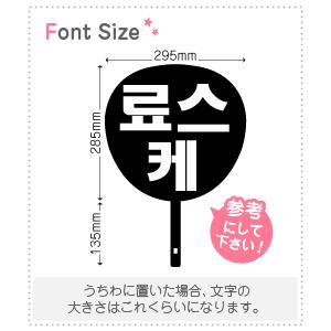 ハングル切り文字セット 【リョウスケ(Ryosuke)】1文字のサイズ：M(120