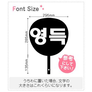 ハングルミニ文字 ハングル切り文字セット 【みずき(Mizuki)】 1文字のサイズ：S(80×80mm