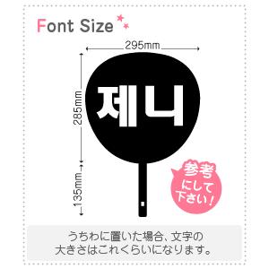 ハングル切り文字セット 【ジェニ(Jennie)】 1文字のサイズ：M(120