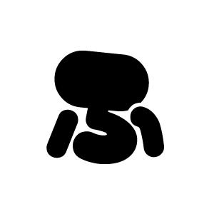 切り文字 【マイクふ1】サイズ：3L(うちわ最大サイズ)素材