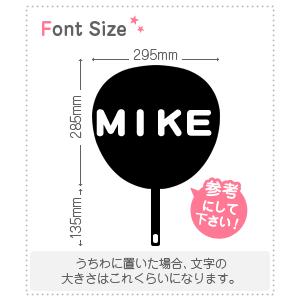 切り文字セット　【ＭＩＫＥ】1文字のサイズ：S(80×80mm)素材：カッティングシート｜mojipara