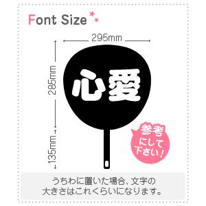切り文字セット 【心愛】1文字のサイズ：M(120×120mm)素材