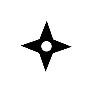 切り文字 手裏剣2 サイズ S 80 80mm 素材 カッティングシート Sn2 Cs S もじパラ ヤフーショップ 通販 Yahoo ショッピング