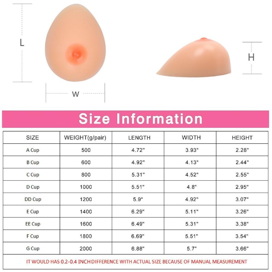 シリコンバスト 人工乳房 150g-1000g 左右2点セット シリカゲル充填 女装おっぱい 性転換 人工乳房 仮胸 豊胸 美乳 粘着 ストラップ付き 貼付式 仮装｜moka-shop｜20