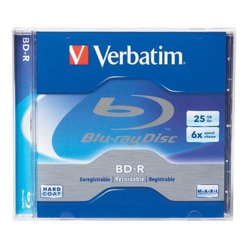 【限定製作】 Verbatim 25GB Jewe 1-Disc BD-R Disc Recordable Layer Single Blu-ray 6x ブルーレイディスクメディア