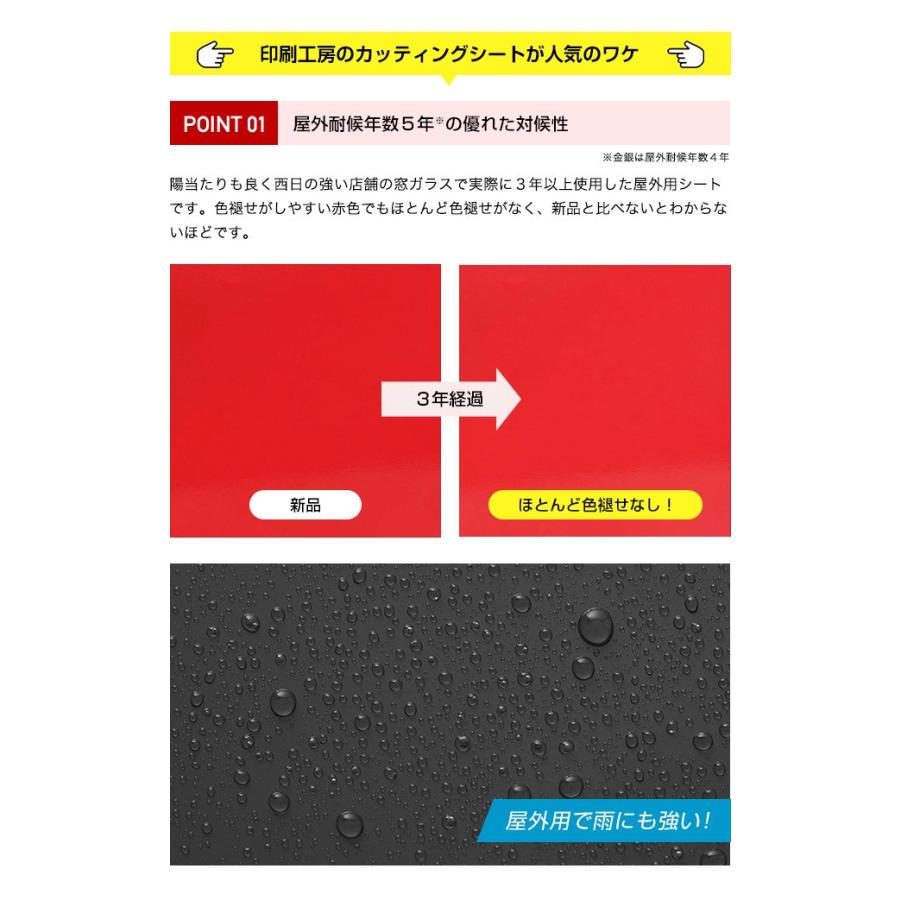カッティングオーダー用 200mm×10m カッティング用シート『屋外用』 : 印刷工房 - 通販
