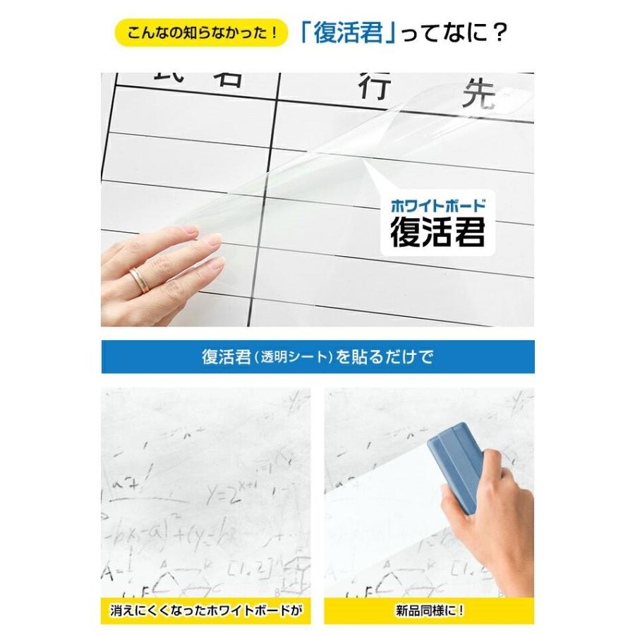 ホワイトボード復活君" 600mm×450mmサイズ 2枚セット |  | 01