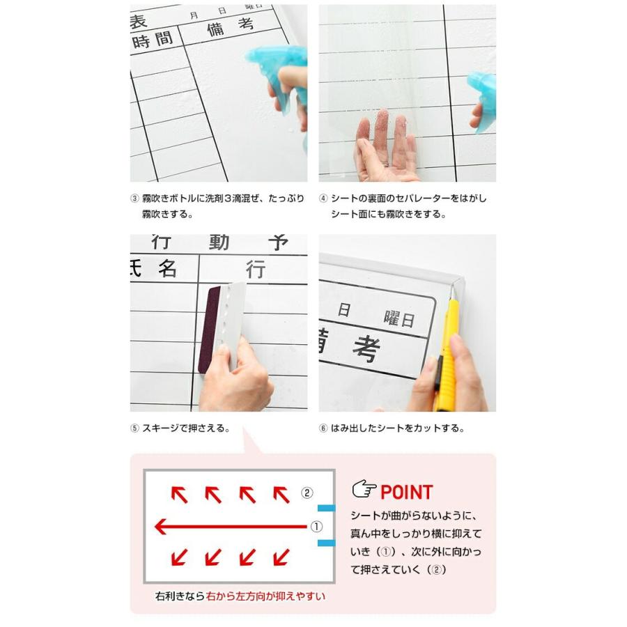 ホワイトボード復活君" 600mm×450mmサイズ 2枚セット |  | 07