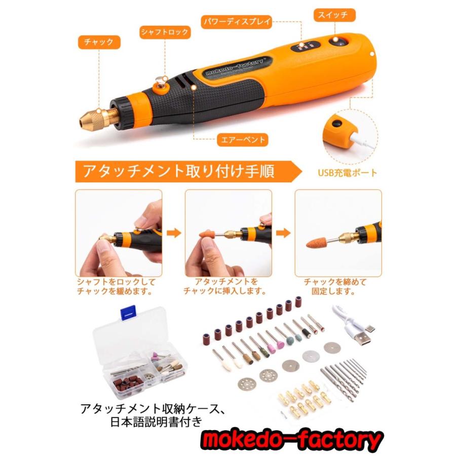 有名ブランド有名ブランドmokedo-factory ミニルーター リューター