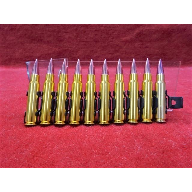 7.62mm10連ベルトリンク・M60ダミーカートリッジ : 総合エアガンSHOP