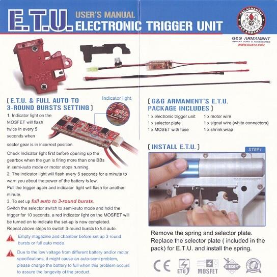 G&G M4 ETU 電子トリガーユニット 2.0MOSFET3.0 G-11-137 : 総合 G&G M4 ETU 電子トリガーユニット 2.0MOSFET3.0 G-11-137 : 総合