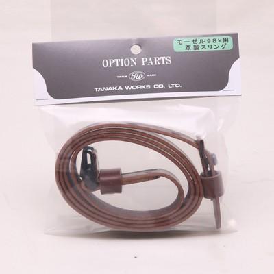 タナカ kar 98k エアコッキング　リアルウッド　革製スリング付き タナカ kar 98k エアコッキング リアルウッド 革製スリング付き