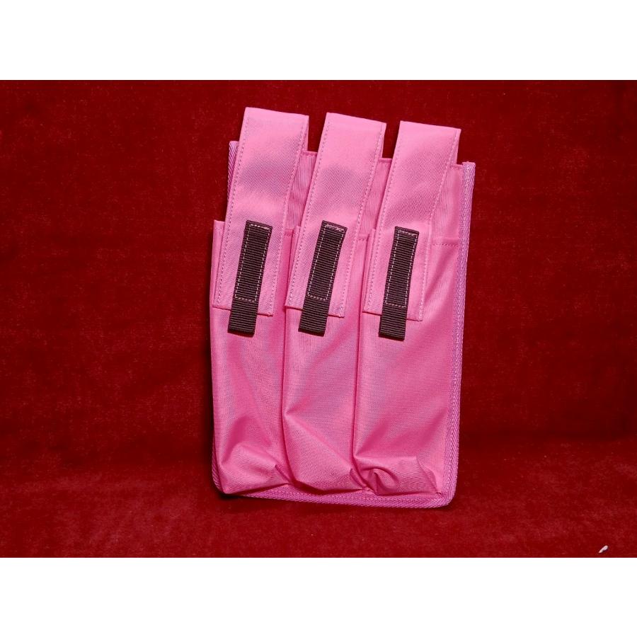 P90 3連 マガジンポーチ ピンク×2