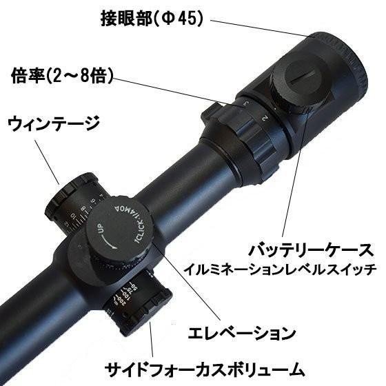 HYUGA 限定ライフルスコープ SFB 2〜8×30 サイドフォーカス＆バランス