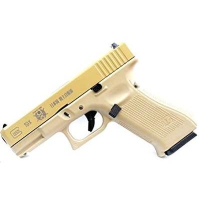 WE グロック19X（G45) GEN5 TANカラー 自衛隊刻印有り ガスブロー