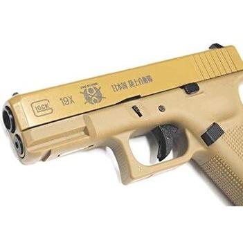 WE グロック19X（G45) GEN5 TANカラー 自衛隊刻印有り ガスブロー