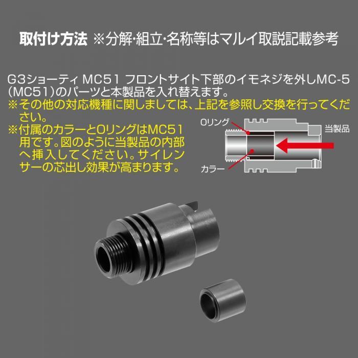 TOKYO MARUI（東京マルイ） Laylax G3 サイレンサーアタッチメント NEO