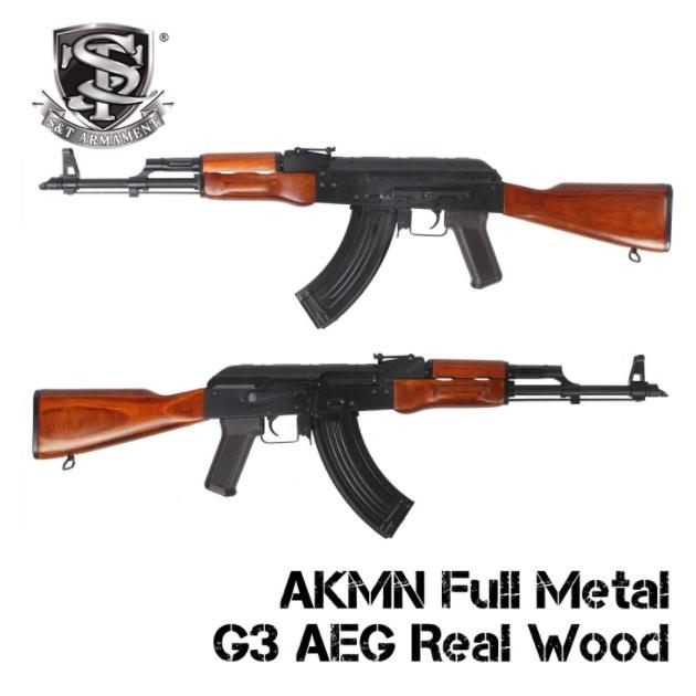 S&T 電子トリガー搭載 電動ガン AKMN フルメタルリアルウッド : 総合