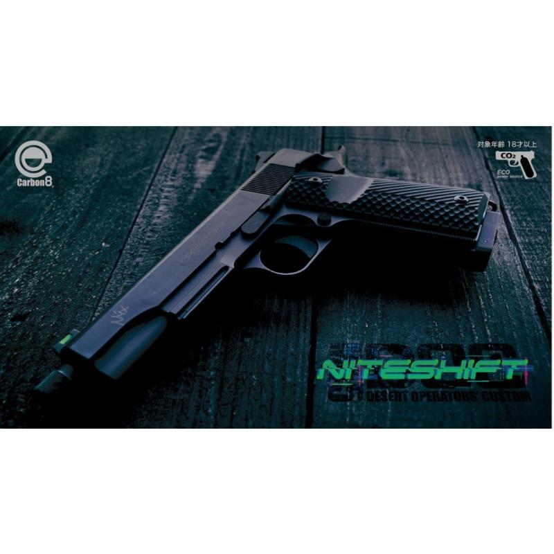 Carbon8 CO2 ガスブローバックハンドガン M45DOC NiteShift Carbon8 CO2 ガスブローバックハンドガン M45DOC NiteShift