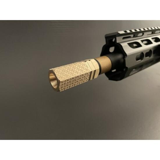 Borad Dragon Works 真鍮戦飾 七宝銃口 ハイダー 14mm 逆ネジ 和柄