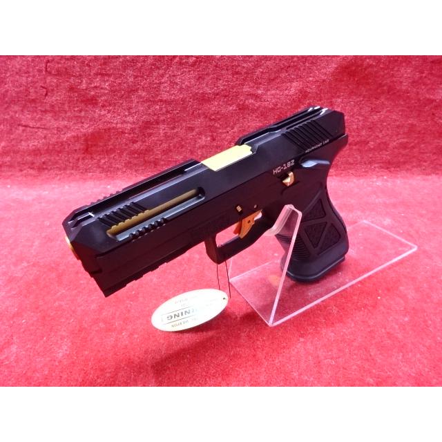 HFC メタルスライドガスブローバックガン G17カスタム HG-182 BK/SV