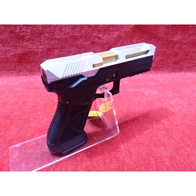 HFC メタルスライドガスブローバックガン G17カスタム HG-182 BK/SV