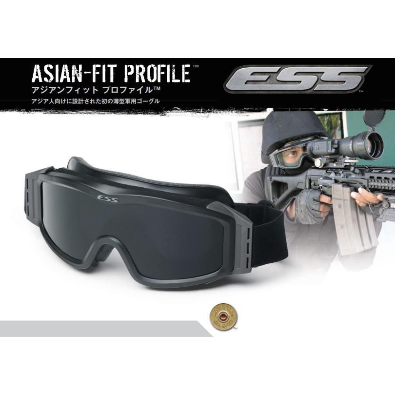 ESS ゴーグル PROFILE NVG ASIAN FIT クリアレンズ 楽器、手芸