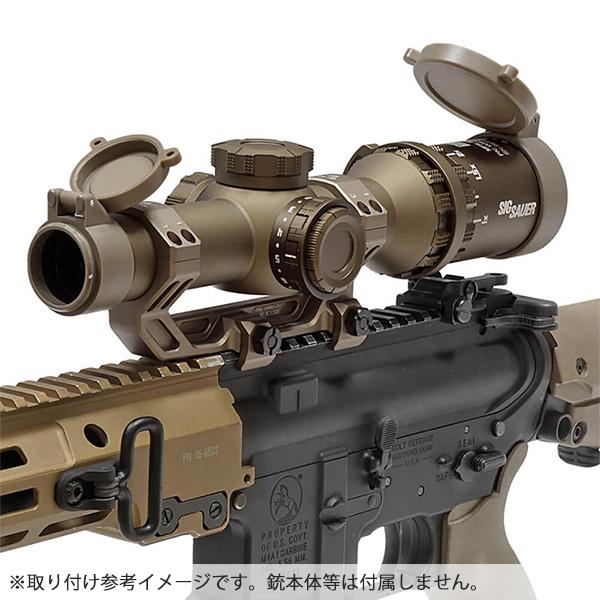 【4/22(水)5％OFFクーポン】Holy Warrior SIG SAUER TANGO 6T DVO 1-6X24mm タイプ ショートスコープ マウントセット デザートカラー(457)の画像