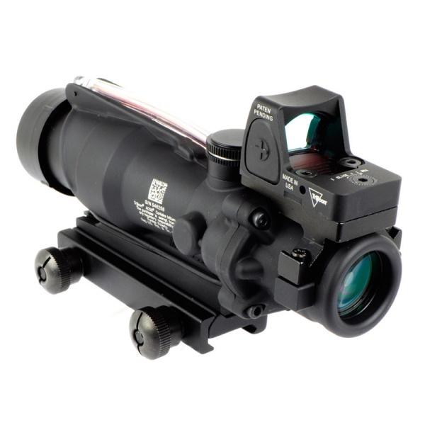 ARROW OPTICS ACOG TA31タイプ 4倍スコープ 集光式 レティクル RMRタイプドットサイト付 （474）｜mokei-paddock｜03