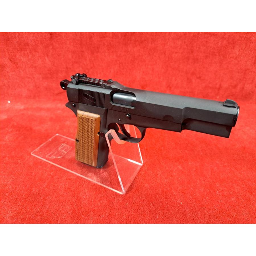 マルシン　ブローニングハイパワー再塗装　 発火品　カートリッジ5個　木製グリップ マルシン] ブローニングハイパワー 1971 コマーシャル 2023再販