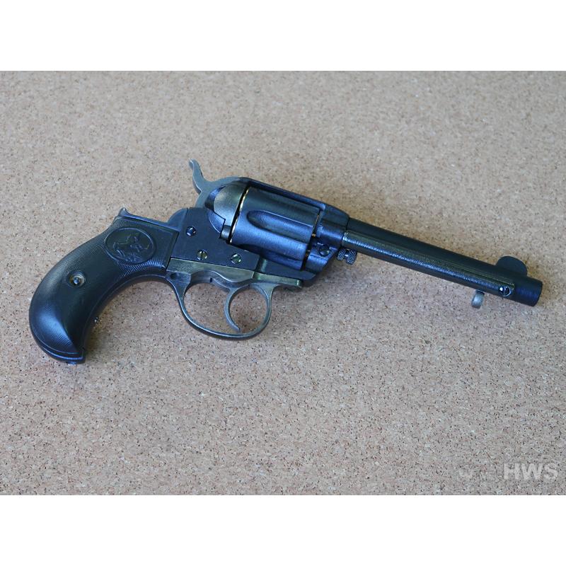 【4/22(水)5％OFFクーポン】HWS 発火モデルガン コルト・ライトニング M1877 リボルバー ヘヴィーウェイトの画像