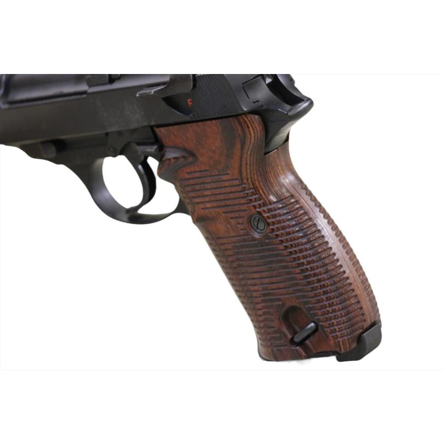 マルゼン　ワルサーP38ガスブローバックガン用　木製グリップ　パンドラアームズ マルゼン ワルサーP38ガスブローバックガン用 木製グリップ パンドラ