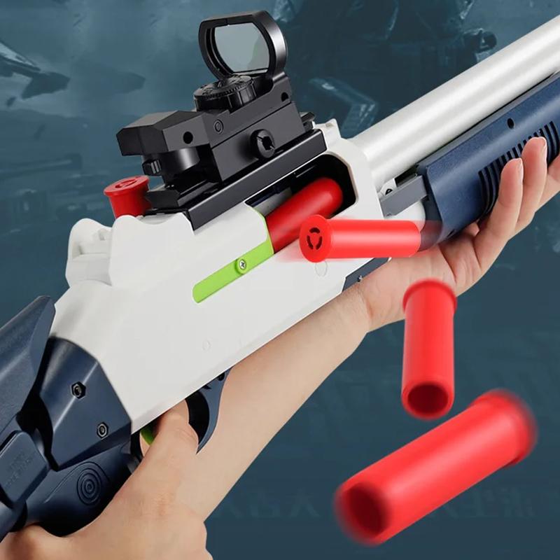 M1014タイプ カート式 スポンジショットガン White/Blue : 総合