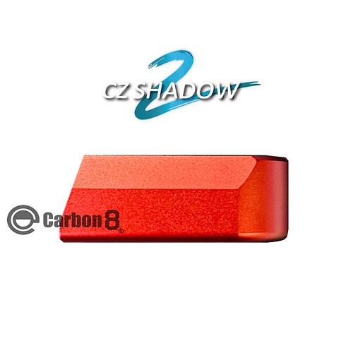 Carbon8 SHADOW-2専用 アルミニウム マガジンバンパー RED/ORANGE