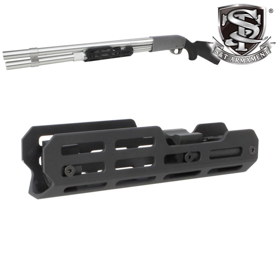 S＆T M870 ショットガン用 MLOK フォアエンド : 総合エアガンSHOP