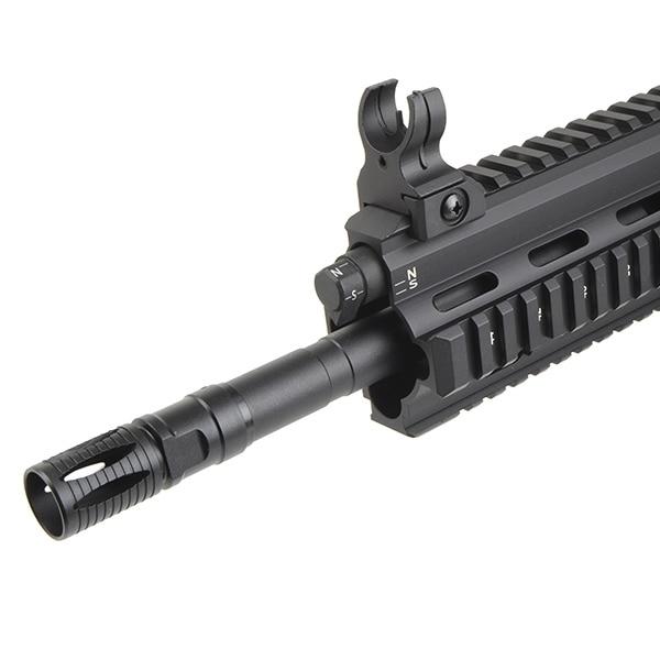 E&C 202E H&K HK417 10インチ 電子トリガー搭載 電動ガン ブラック