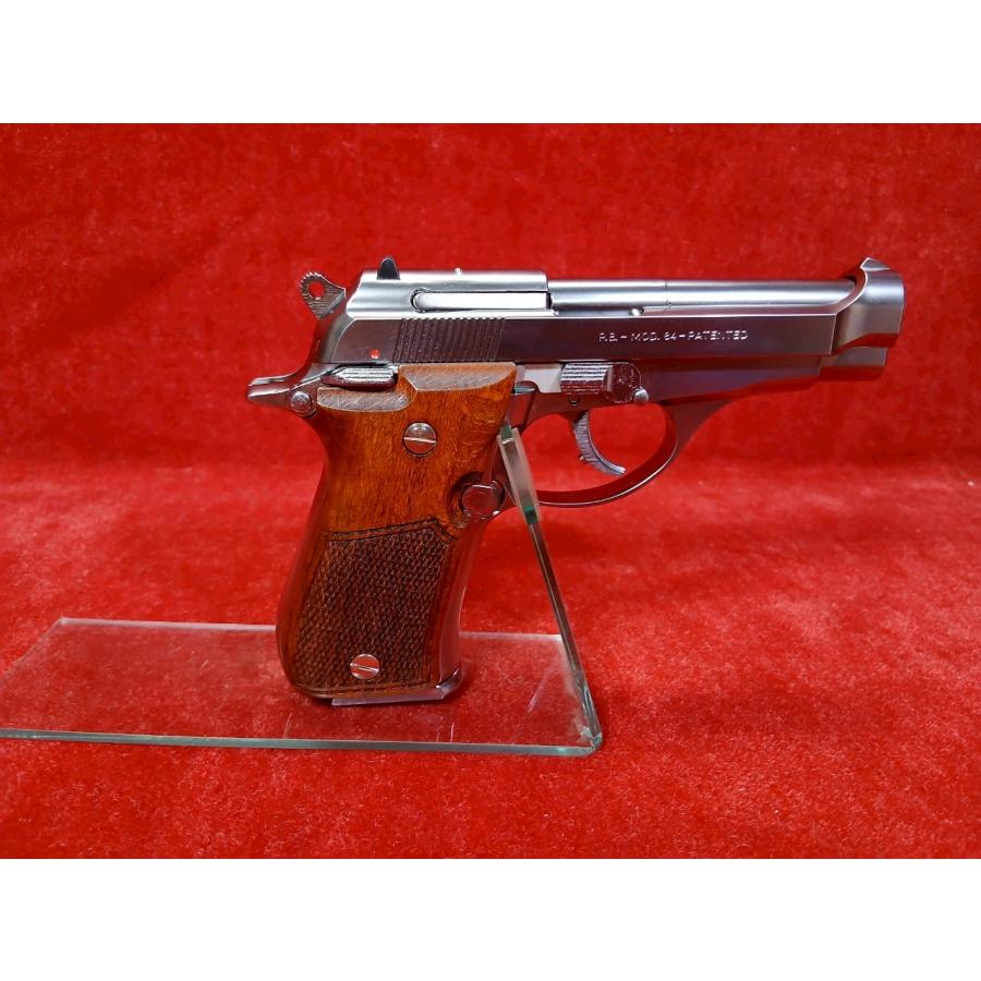 【4/22(水)5％OFFクーポン】マルシン 組立式 発火型モデルガン M84 ABS SV ハーフチェッカー木製グリップ仕様の画像